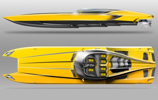 Lamborghini Aventador Speedboat
