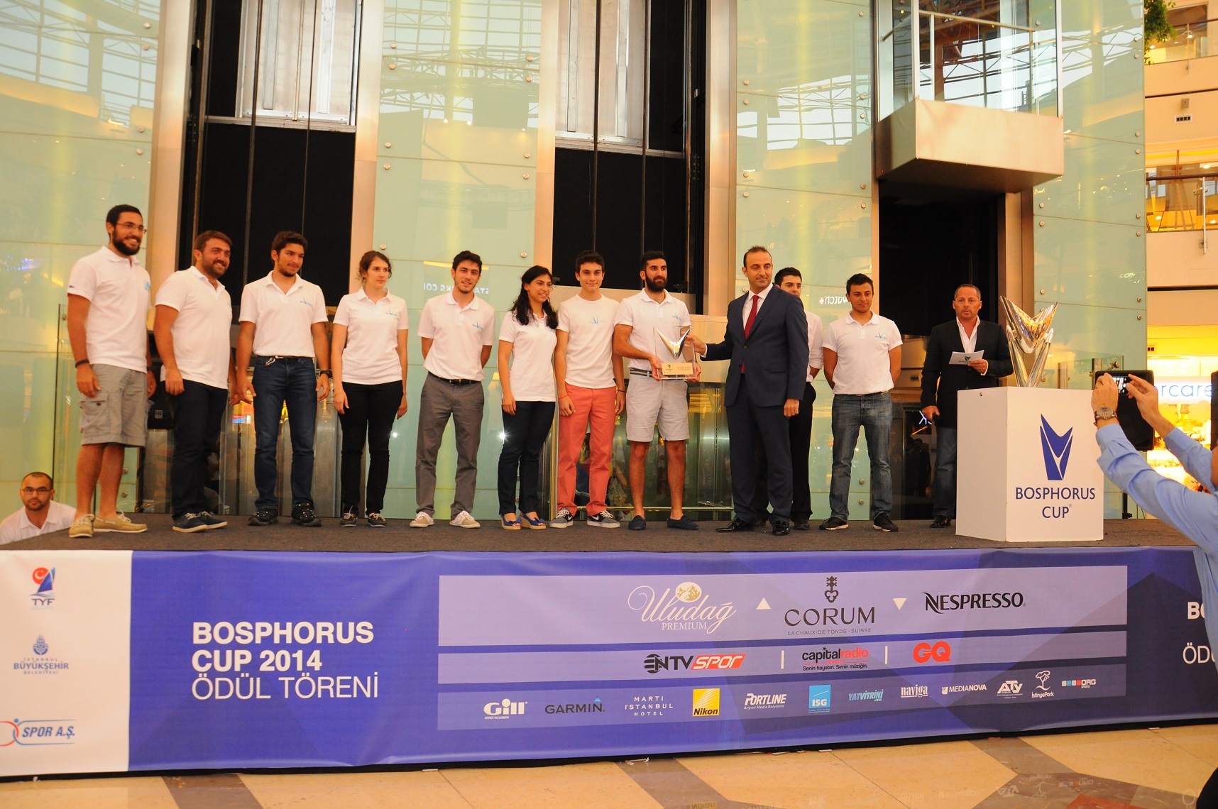 Bosphorus Cup ödül töreni İstinye Park'ta gerçekleşti.