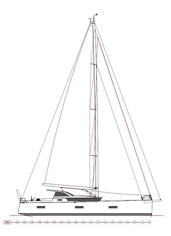 Garcia Exploration 60-Sail Plan