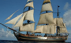 HMS Bounty Sandy kasırgasına yenik düşerek battı.