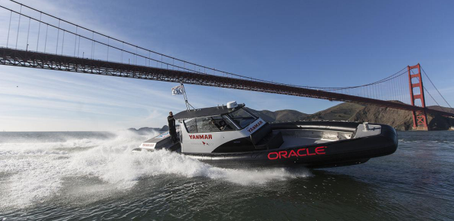 Oracle Team USA'in takip botları, Yanmar dizel motorlarla güçlendirildi